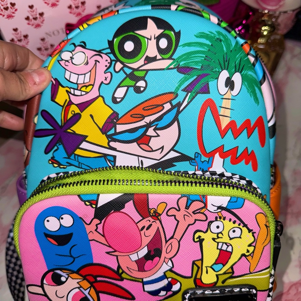 Loungefly Cartoon Network Retro Collage Mini Backpack